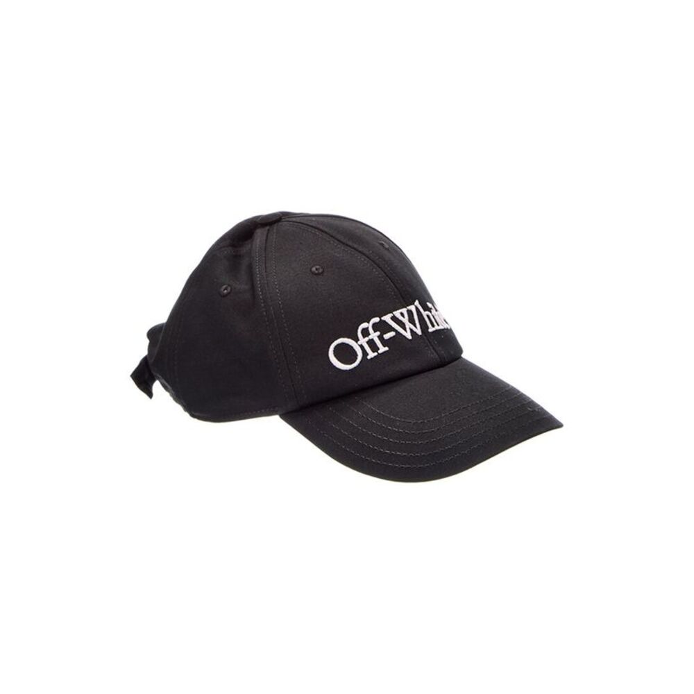Off-White™ Logo Baseball Cap, Black